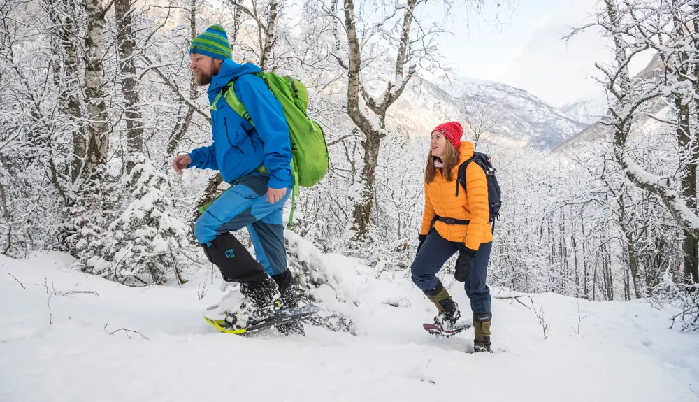 To personer på trugetur på Kongevegen