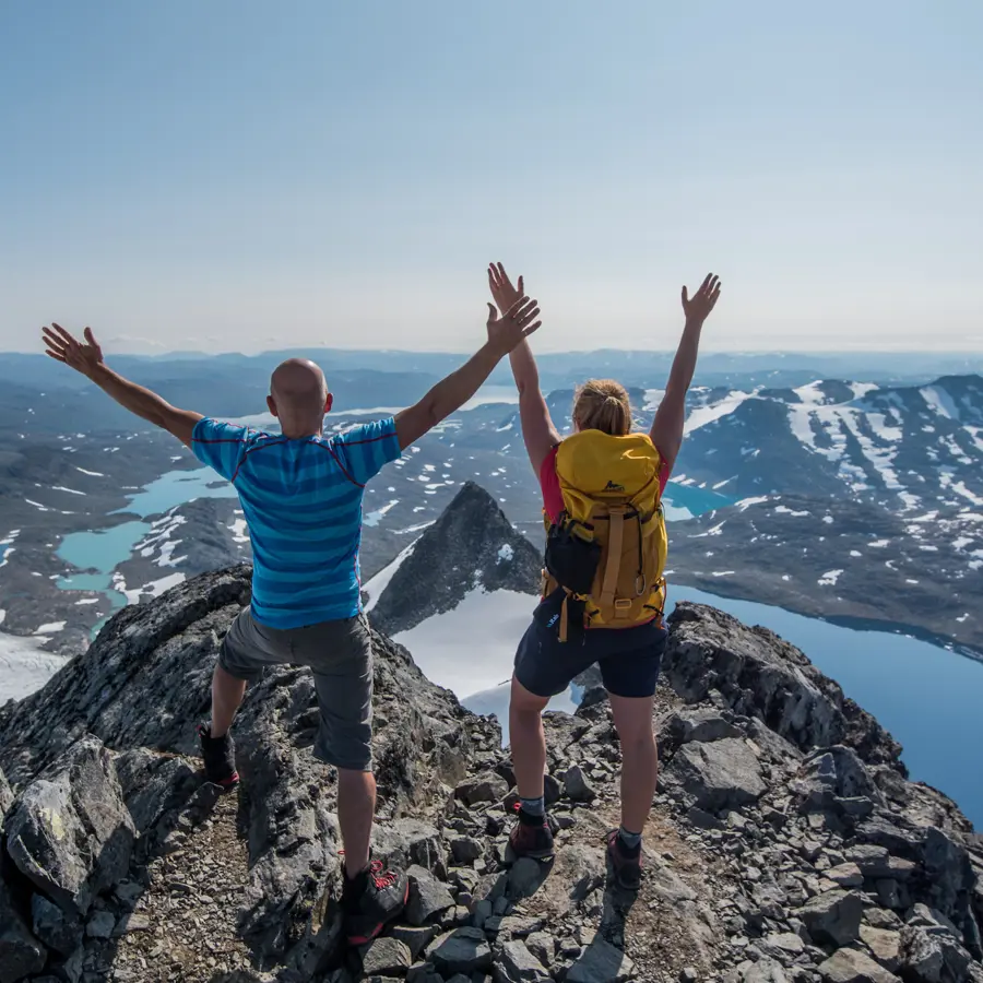 Topp stemning på toppen av Uranostind (2157 moh)